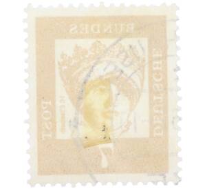 Почтовая марка 7 пфеннигов 1961 года Западная Германия (ФРГ) «Выдающиеся немцы — Елизавета Венгерская»