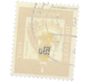 Почтовая марка 7 пфеннигов 1961 года Западная Германия (ФРГ) «Выдающиеся немцы — Елизавета Венгерская»