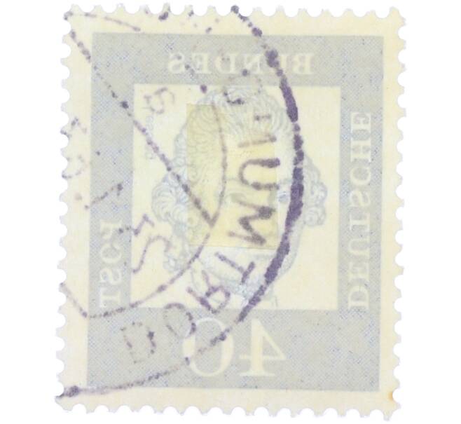 Почтовая марка 40 пфеннигов 1961 года Западная Германия (ФРГ) «Выдающиеся немцы — Готхольд Эфраим Лессинг» (Артикул: T11-36602) — Фото №2
