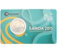 Монета 50 сене 2015 года Самоа «V Юношеские игры Содружества - Сквош» (в блистере) (Артикул: K10-12672) — Фото №1