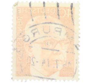 Почтовая марка 40 пфеннигов 1971 года Западная Германия (ФРГ) «Президент Густав Хайнеман» — Фото №2