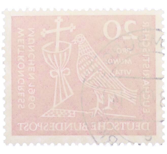 Почтовая марка 20 пфеннигов 1960 года Западная Германия (ФРГ) «37-ой Международный Евхаристический конгресс» (Артикул: T11-36683) — Фото №2