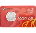 Монета 50 сене 2015 года Самоа «V Юношеские игры Содружества — Атлетика» (в блистере) (Артикул: K10-12675) — Фото №1