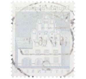 Почтовая марка 1 марка 1966 года Западная Германия (ФРГ) «Дом Меланхтона в Виттенберге» — Фото №2