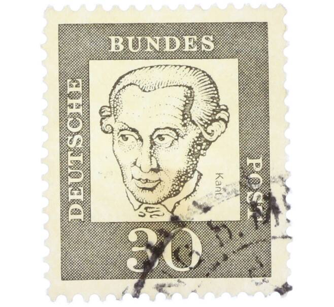 Почтовая марка 30 пфеннигов 1961 года Западная Германия (ФРГ) «Выдающиеся немцы — Иммануил Кант» (Артикул: T11-36745) — Фото №1
