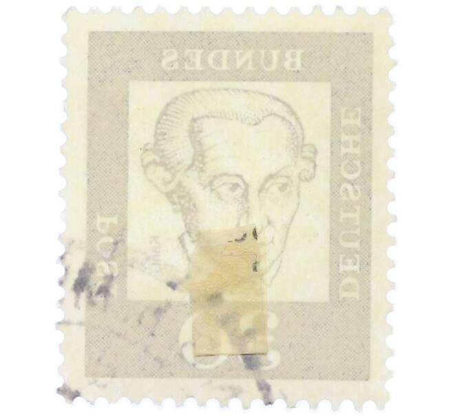 Почтовая марка 30 пфеннигов 1961 года Западная Германия (ФРГ) «Выдающиеся немцы — Иммануил Кант» (Артикул: T11-36745) — Фото №2