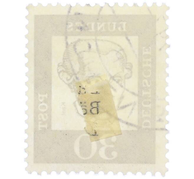 Почтовая марка 30 пфеннигов 1961 года Западная Германия (ФРГ) «Выдающиеся немцы — Иммануил Кант» (Артикул: T11-36747) — Фото №2