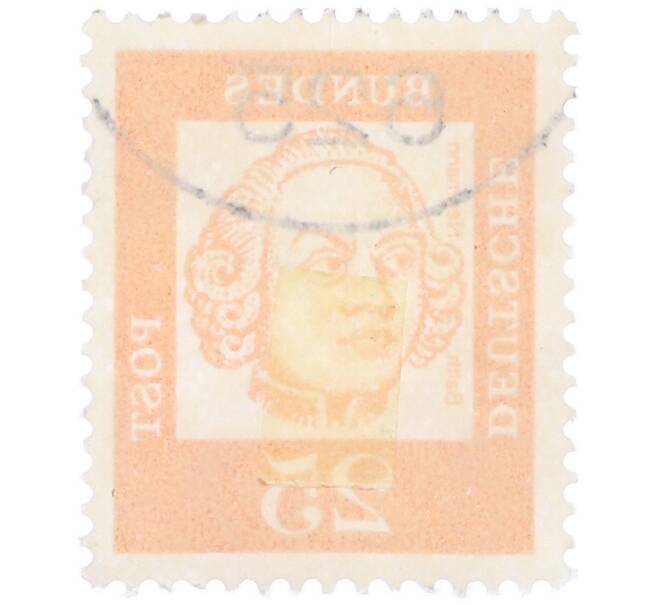 Почтовая марка 25 пфеннигов 1961 года Западная Германия (ФРГ) «Выдающиеся немцы — Иоганн Бальтазар Нейман» (Артикул: T11-36748) — Фото №2