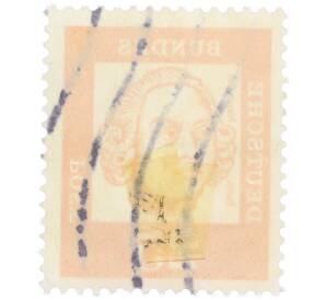 Почтовая марка 25 пфеннигов 1961 года Западная Германия (ФРГ) «Выдающиеся немцы — Иоганн Бальтазар Нейман» — Фото №2