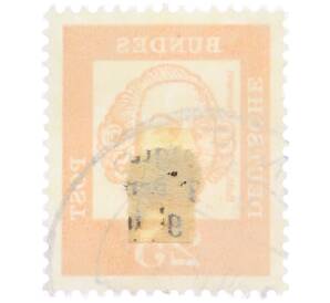 Почтовая марка 25 пфеннигов 1961 года Западная Германия (ФРГ) «Выдающиеся немцы — Иоганн Бальтазар Нейман» — Фото №2