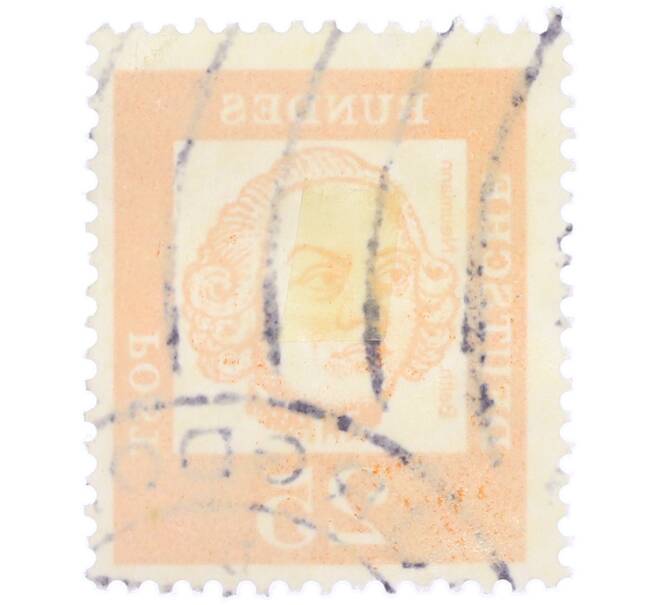 Почтовая марка 25 пфеннигов 1961 года Западная Германия (ФРГ) «Выдающиеся немцы — Иоганн Бальтазар Нейман» (Артикул: T11-36752) — Фото №2