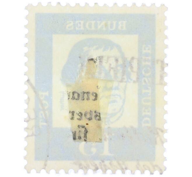 Почтовая марка 15 пфеннигов 1961 года Западная Германия (ФРГ) «Выдающиеся немцы — Мартин Лютер» (Артикул: T11-36759) — Фото №2