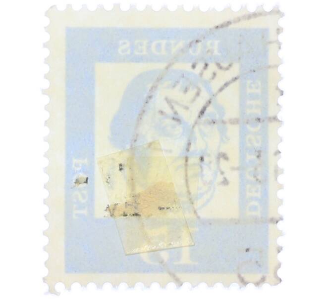 Почтовая марка 15 пфеннигов 1961 года Западная Германия (ФРГ) «Выдающиеся немцы — Мартин Лютер» (Артикул: T11-36769) — Фото №2