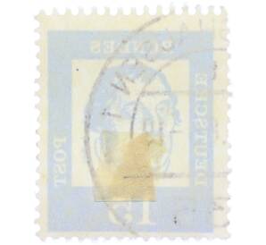 Почтовая марка 15 пфеннигов 1961 года Западная Германия (ФРГ) «Выдающиеся немцы — Мартин Лютер» — Фото №2