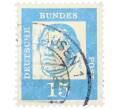 Почтовая марка 15 пфеннигов 1961 года Западная Германия (ФРГ) «Выдающиеся немцы — Мартин Лютер» (Артикул: T11-36794) — Фото №1