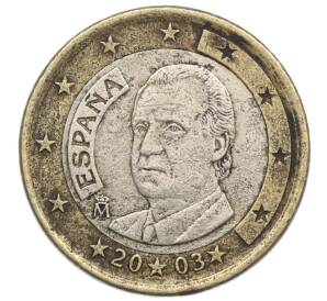 1 евро 2003 года Испания