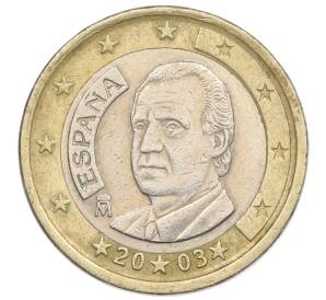 1 евро 2003 года Испания