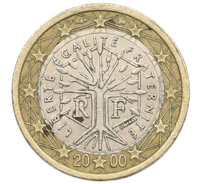 Монета 1 евро 2000 года Франция (Артикул: K12-76931) — Фото №1