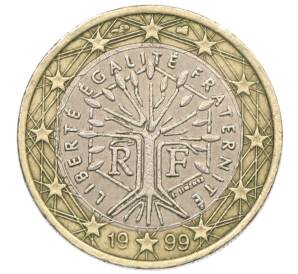 1 евро 1999 года Франция — Фото №1
