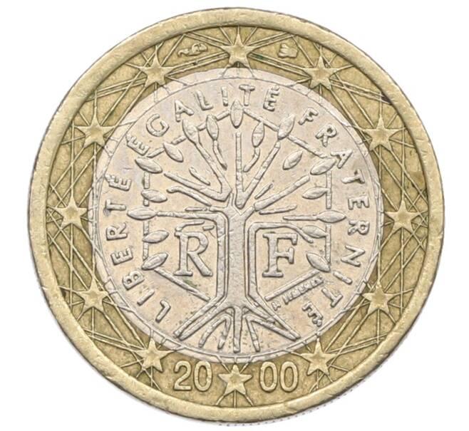 Монета 1 евро 2000 года Франция (Артикул: K12-76934) — Фото №1