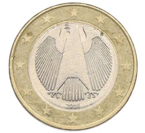 1 евро 2005 года J Германия — Фото №1
