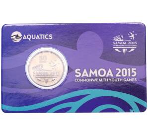 50 сене 2015 года Самоа «V Юношеские игры Содружества — Водные виды спорта» (в блистере) — Фото №1