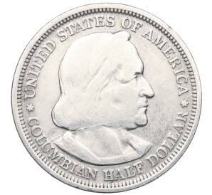 1/2 доллара (50 центов) 1893 года США «Колумбийская выставка в Чикаго» — Фото №2