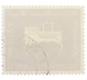 Почтовая марка 10 пфеннигов 1956 года Западная Германия (ФРГ) «200-летие со дня рождения Вольфганга Амадея Моцарта» — Фото №2