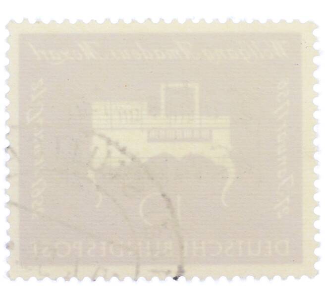 Почтовая марка 10 пфеннигов 1956 года Западная Германия (ФРГ) «200-летие со дня рождения Вольфганга Амадея Моцарта» (Артикул: T11-36905) — Фото №2