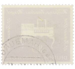 Почтовая марка 10 пфеннигов 1956 года Западная Германия (ФРГ) «200-летие со дня рождения Вольфганга Амадея Моцарта» — Фото №2