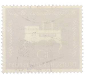 Почтовая марка 10 пфеннигов 1956 года Западная Германия (ФРГ) «200-летие со дня рождения Вольфганга Амадея Моцарта» — Фото №2