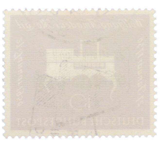 Почтовая марка 10 пфеннигов 1956 года Западная Германия (ФРГ) «200-летие со дня рождения Вольфганга Амадея Моцарта» (Артикул: T11-36914) — Фото №2