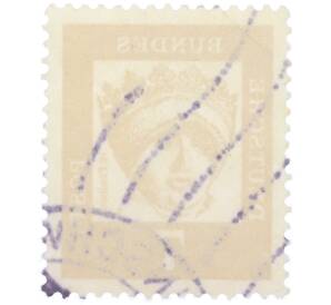 Почтовая марка 7 пфеннигов 1961 года Западная Германия (ФРГ) «Выдающиеся немцы — Елизавета Венгерская» — Фото №2