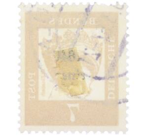 Почтовая марка 7 пфеннигов 1961 года Западная Германия (ФРГ) «Выдающиеся немцы — Елизавета Венгерская» — Фото №2