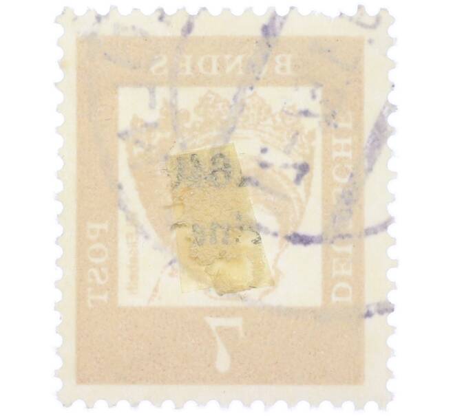 Почтовая марка 7 пфеннигов 1961 года Западная Германия (ФРГ) «Выдающиеся немцы — Елизавета Венгерская» (Артикул: T11-37001) — Фото №2