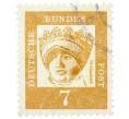Почтовая марка 7 пфеннигов 1961 года Западная Германия (ФРГ) «Выдающиеся немцы — Елизавета Венгерская» (Артикул: T11-37008) — Фото №1
