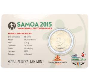 50 сене 2015 года Самоа «V Юношеские игры Содружества — Стрельба из лука» (в блистере) — Фото №2