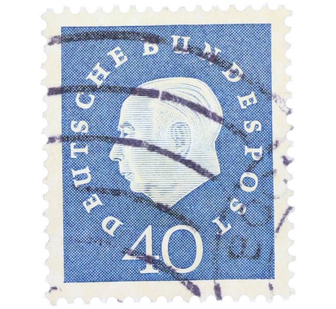 Почтовая марка 40 пфеннигов 1959 года Западная Германия «Теодор Хойс» (Артикул: T11-37034) — Фото №1