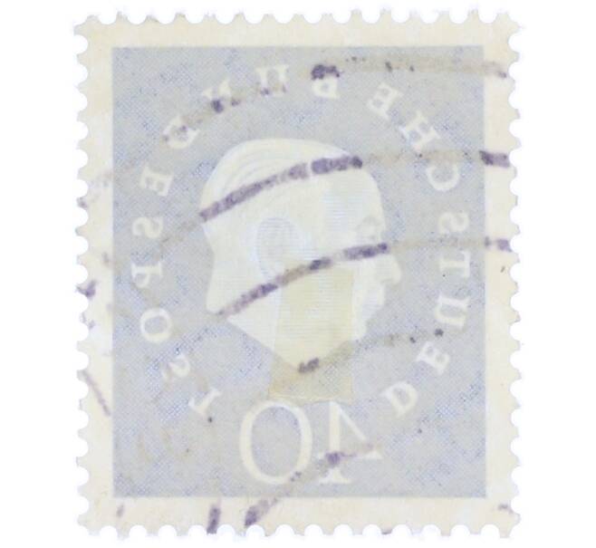 Почтовая марка 40 пфеннигов 1959 года Западная Германия «Теодор Хойс» (Артикул: T11-37034) — Фото №2