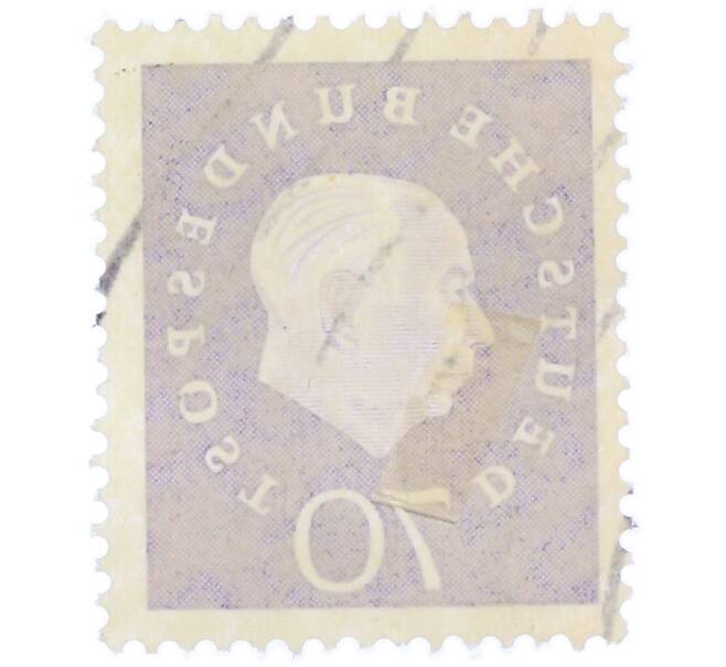 Почтовая марка 70 пфеннигов 1959 года Западная Германия (ФРГ) «Теодор Хойс» (Артикул: T11-37037) — Фото №2