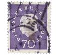 Почтовая марка 70 пфеннигов 1959 года Западная Германия (ФРГ) «Теодор Хойс» (Артикул: T11-37039) — Фото №1
