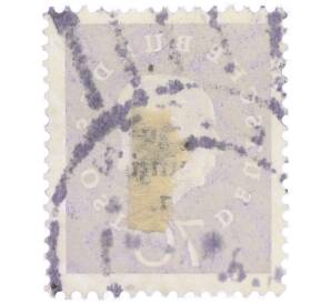 Почтовая марка 70 пфеннигов 1959 года Западная Германия (ФРГ) «Теодор Хойс» — Фото №2