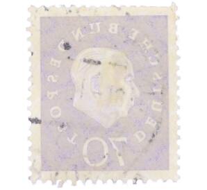 Почтовая марка 70 пфеннигов 1959 года Западная Германия (ФРГ) «Теодор Хойс» — Фото №2