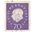 Почтовая марка 70 пфеннигов 1959 года Западная Германия (ФРГ) «Теодор Хойс» (Артикул: T11-37043) — Фото №1
