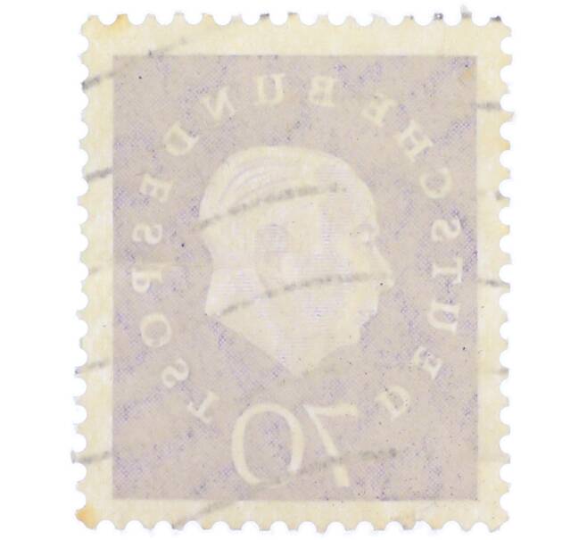 Почтовая марка 70 пфеннигов 1959 года Западная Германия (ФРГ) «Теодор Хойс» (Артикул: T11-37045) — Фото №2