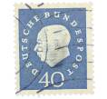 Почтовая марка 40 пфеннигов 1959 года Западная Германия (ФРГ) «Теодор Хойс» (Артикул: T11-37048) — Фото №1