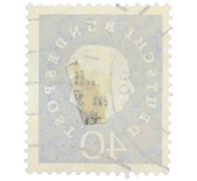 Почтовая марка 40 пфеннигов 1959 года Западная Германия (ФРГ) «Теодор Хойс» (Артикул: T11-37048) — Фото №2