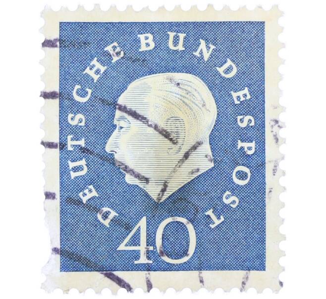 Почтовая марка 40 пфеннигов 1959 года Западная Германия (ФРГ) «Теодор Хойс» (Артикул: T11-37050) — Фото №1