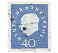 Почтовая марка 40 пфеннигов 1959 года Западная Германия (ФРГ) «Теодор Хойс» (Артикул: T11-37051) — Фото №1