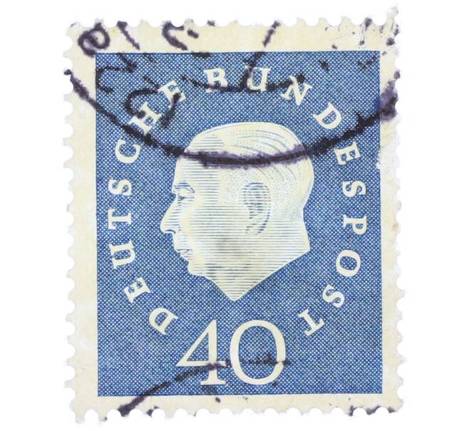Почтовая марка 40 пфеннигов 1959 года Западная Германия (ФРГ) «Теодор Хойс» (Артикул: T11-37053) — Фото №1